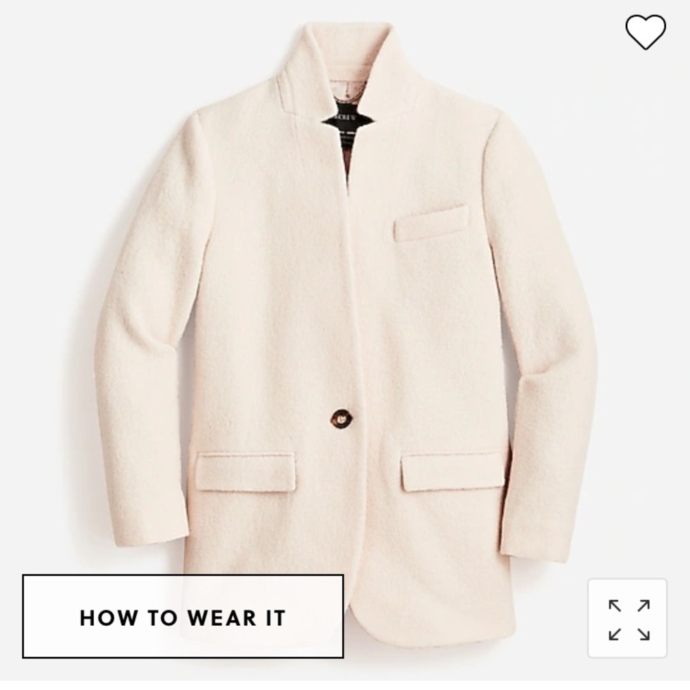 Jcrew Leighton blazer-jacket in Italian boiled wool 0,2
